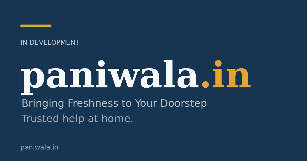 Link preview image for paniwala.in